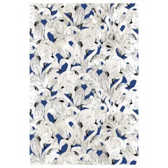 Flamingo Wallpaper in Navy by 17 Patterns