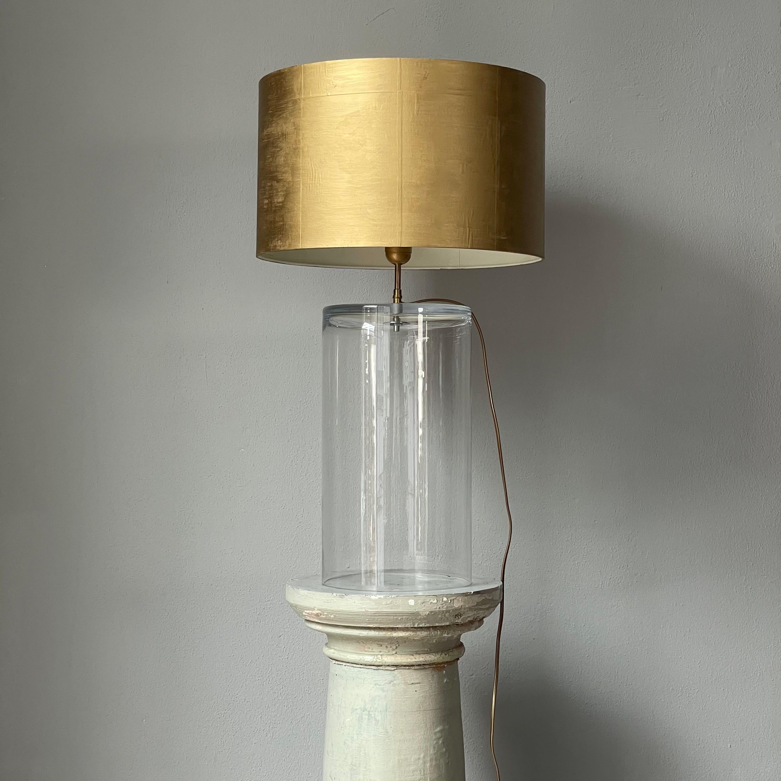 Glass Flammant Table Lamp For Sale