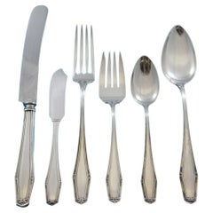Flanders New by Alvin Sterling Silver Flatware Set for 10 Service 70 Pieces