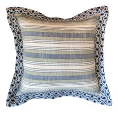 Flanged 2" Striped Heavy Cotton with Ticking Detail
