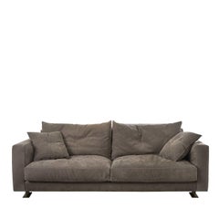Sofa aus Nerzleder mit Klappe