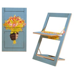 Fläpps Folding Chair - Messerblumen 'Print on Both Sides'