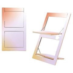 Chaise pliante Fläpps - Sunrise par Joa Herrenknecht (impression recto-verso)