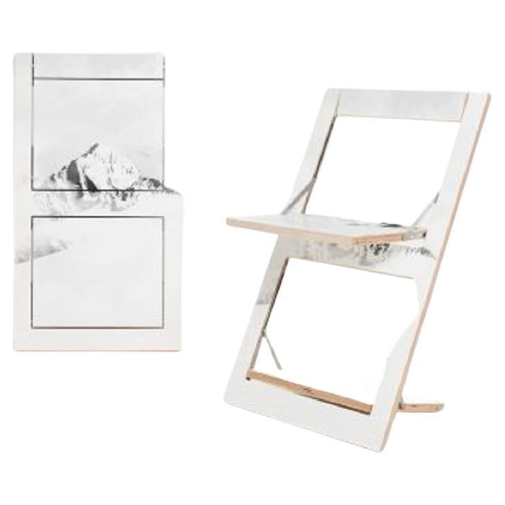 Fläpps Folding Chair - Vallunaraju by Joe Mania (print on both sides) For Sale