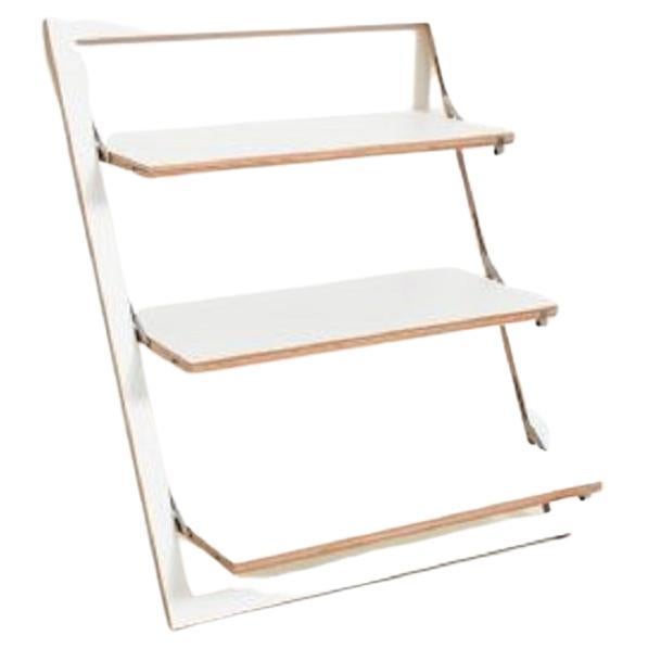 Fläpps Leaning Shelf 80x100-3 - White For Sale