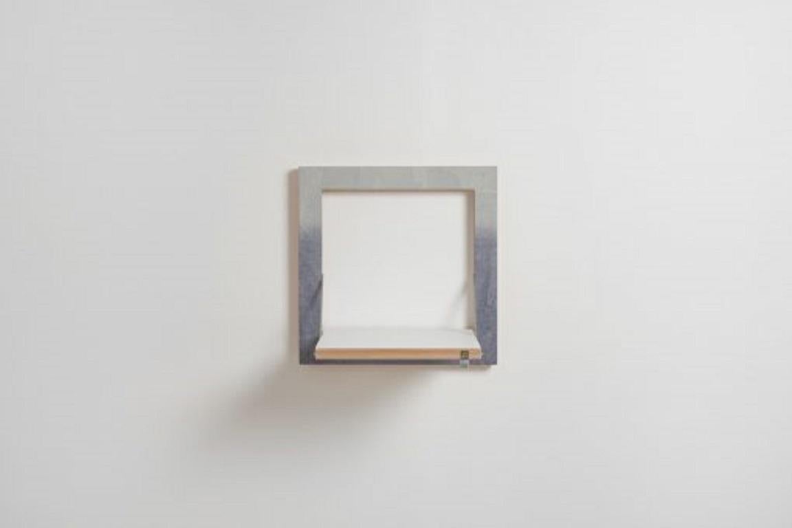 Modern Fläpps Shelf 40x40-1 - Fading Grey by Monika Strigel For Sale