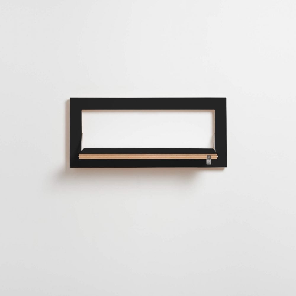 Fläpps Shelf 60x27-1 - Black For Sale