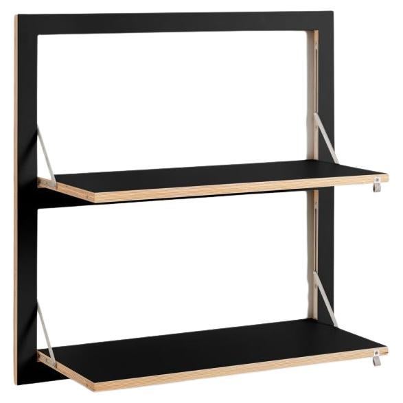 Fläpps Shelf 80x80-2 - Black For Sale