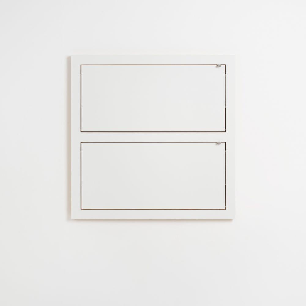 Modern Fläpps Shelf 80x80-2 - White For Sale