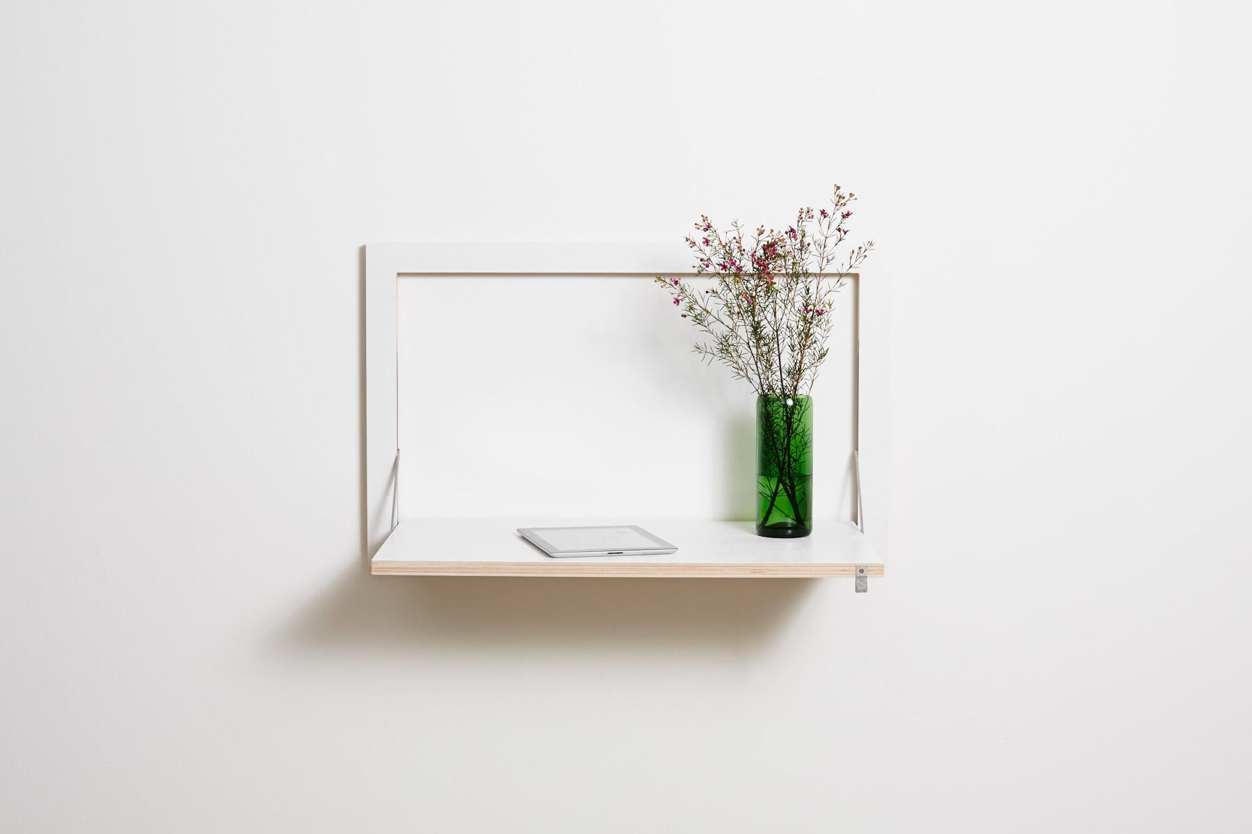 Modern Fläpps Wall Desk/Secretary-1 - White For Sale