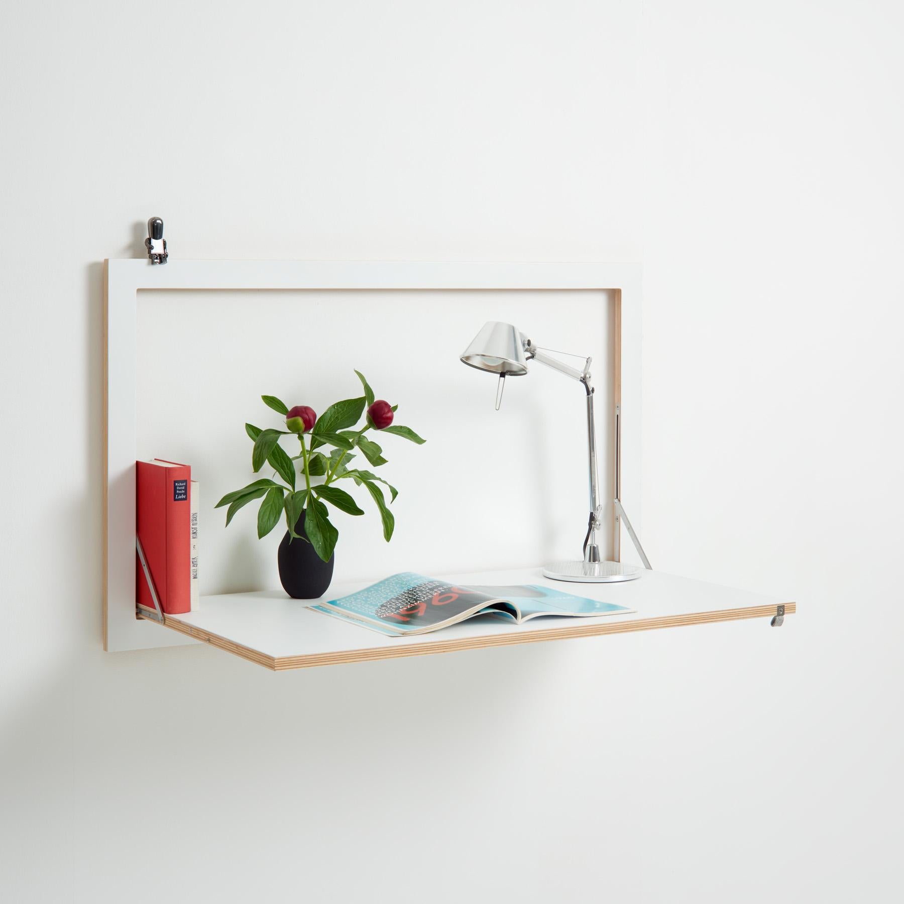 Moderne Fläpps Wall Desk/Secretary 100x60-1 - Blanc en vente