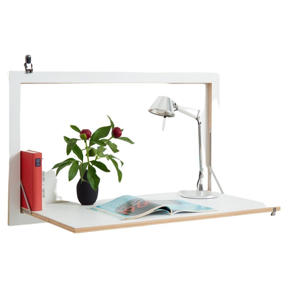 Fläpps Wall Desk / Secretary 100x60-1, White 'Second Choice'