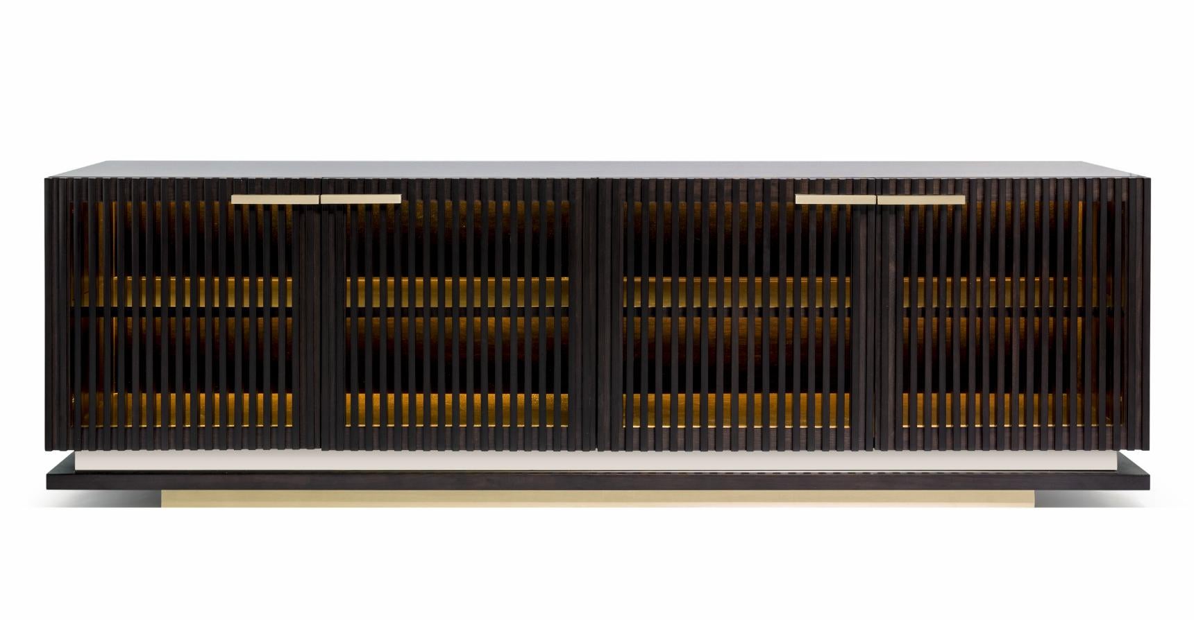 Post-Modern Flare TV Unit by DUISTT For Sale