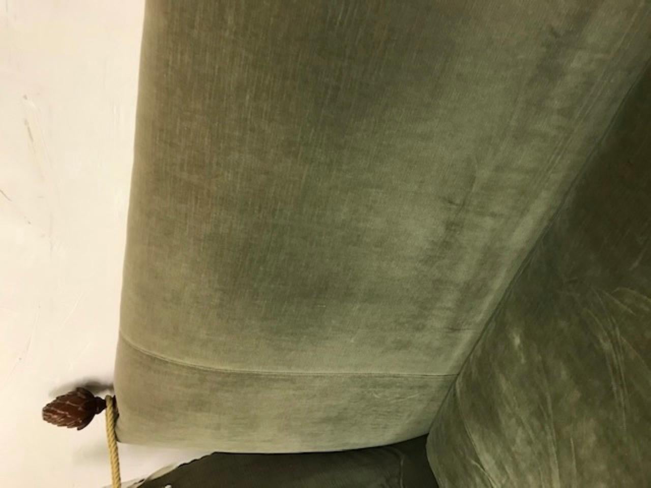 20th Century Flared Arm Tuxedo Knole Style Sofa