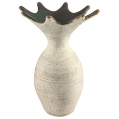 Ceramic Flared Vase by Yumiko Kuga