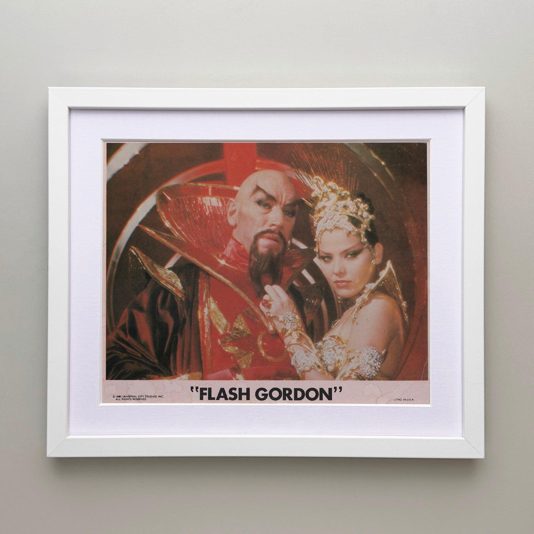 Flash Gordon 1980 Lobby Karte - Gerahmt (amerikanisch) im Angebot