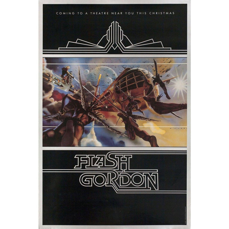 Flash Gordon 1980 U.S. One Sheet Film Poster In Good Condition In New York, NY