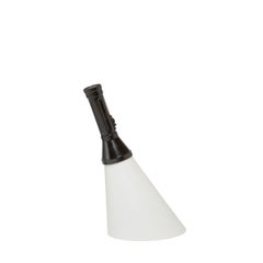 Flash Lamp with Rechargeable Led in Black Polyethylene by Studio Job