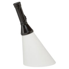 Flash Lamp with Rechargeable Led in Black Polyethylene by Studio Job