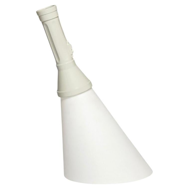 Flash Lamp with Rechargeable Led in Ivory Polyethylene by Studio Job