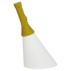 Flash Lamp with Rechargeable Led in Military Green Polyethylene by Studio Job
