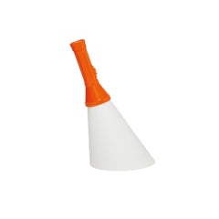 Flash Lamp with Rechargeable Led in Orange Polyethylene by Studio Job
