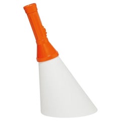 Flash Lamp with Rechargeable Led in Orange Polyethylene by Studio Job