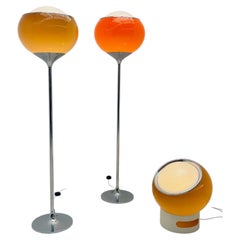 Pair of 'Flash' floor lamps by Harvey Guzinni for Meblo