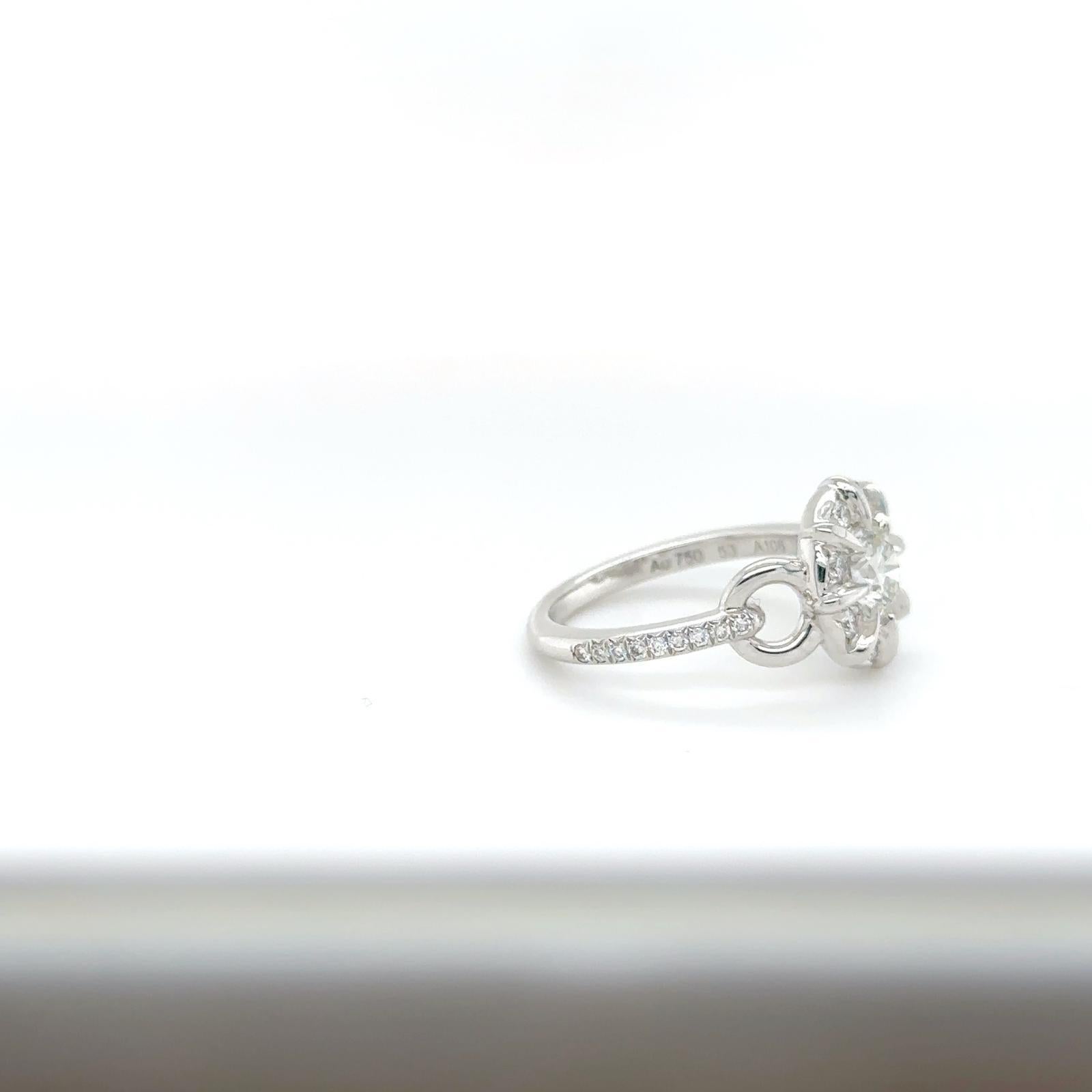 For Sale:  Flash Ring, White Gold, Diamond and Diamond Paved 2