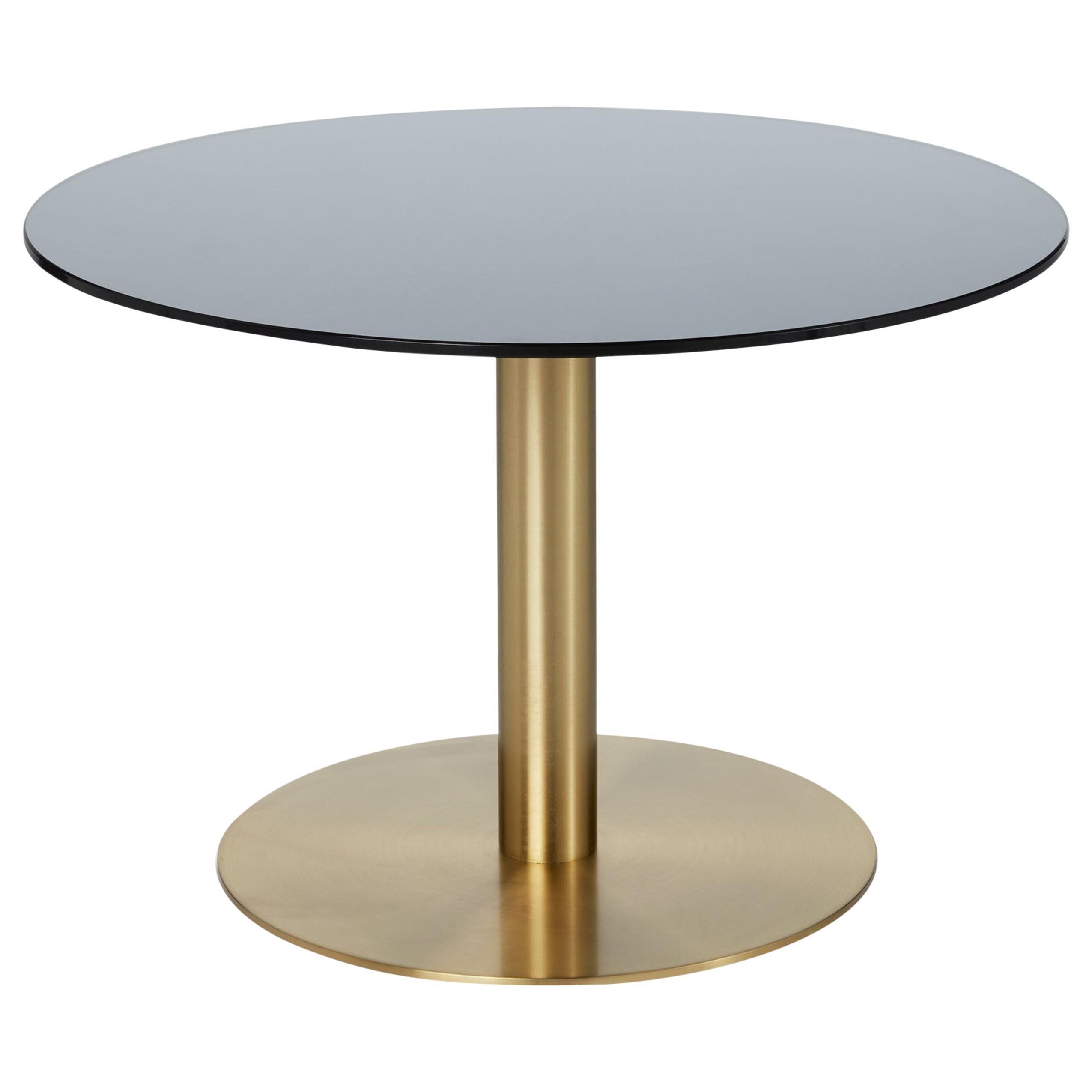 Im Angebot: Flash Flash, runder Tisch von Tom Dixon, Gold (brass.jpg)