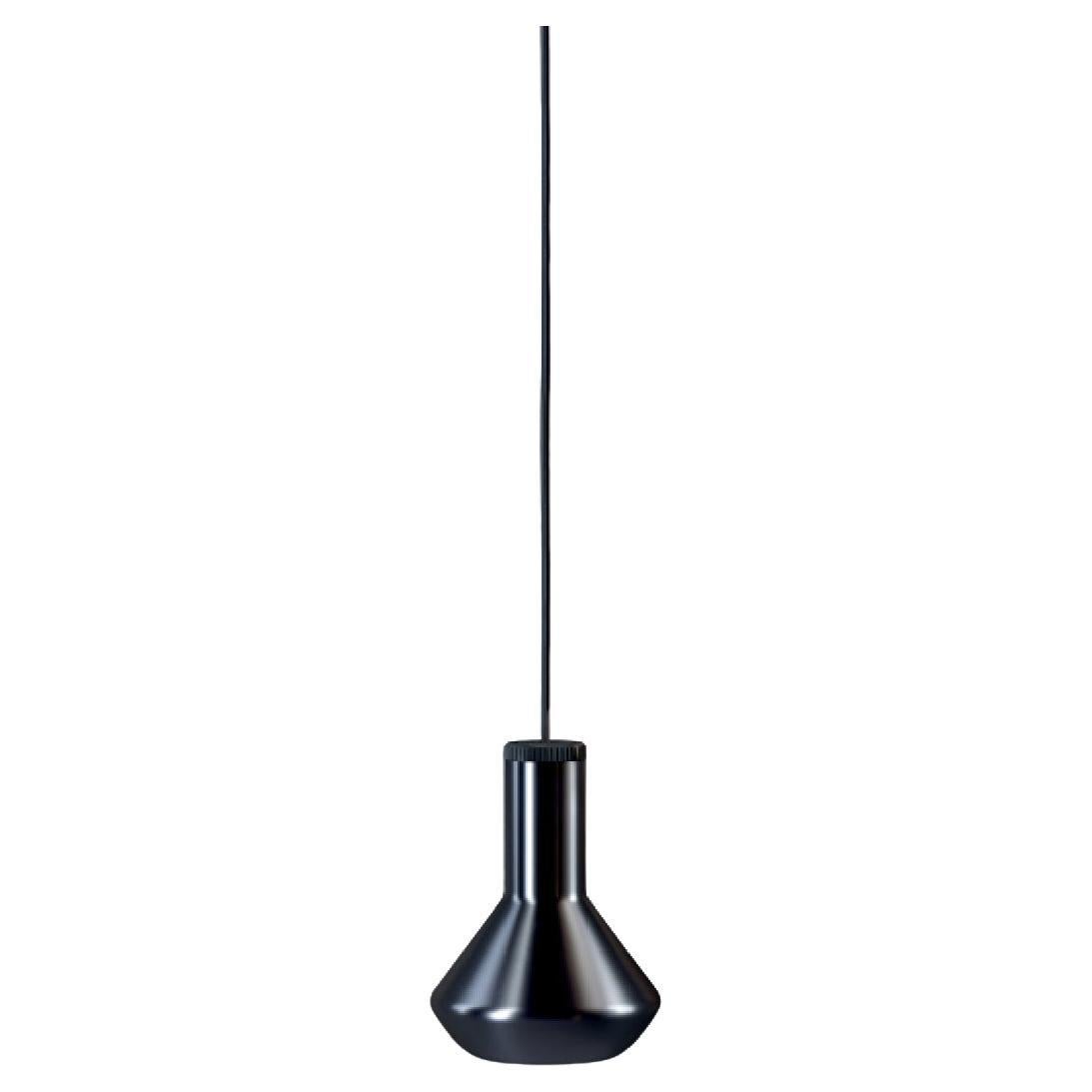 FLASK A Lampada a sospensione in nero metallizzato di Diesel Living con Lodes