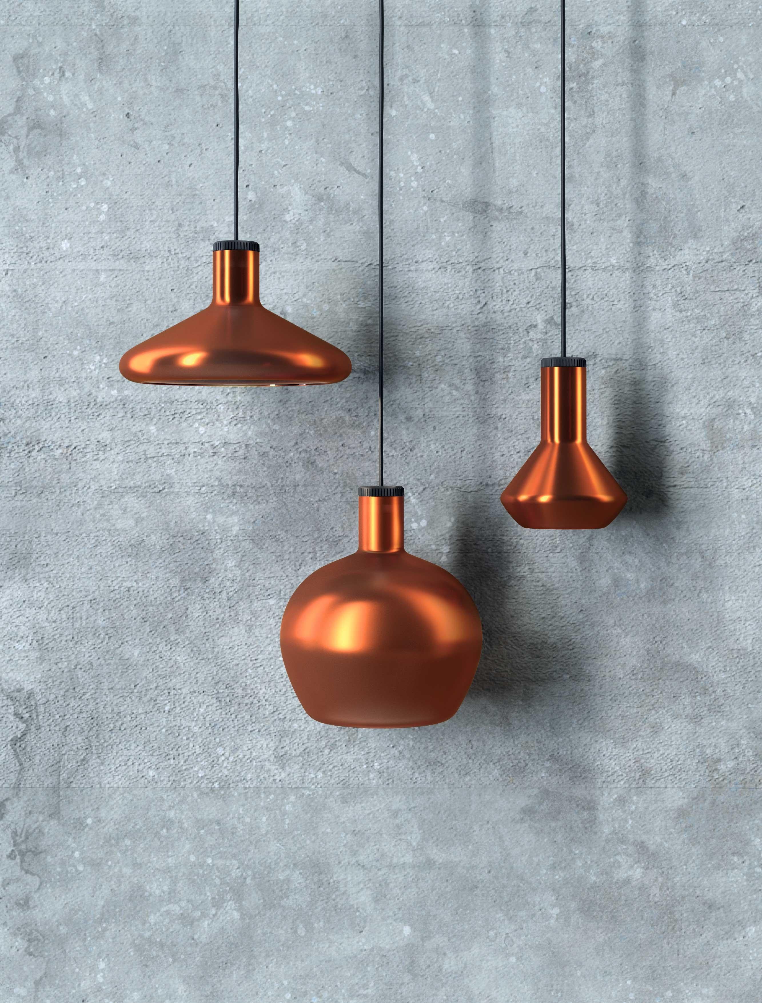 FLASK B Lampada a sospensione in sabbia minerale di Diesel Living with Lodes in vendita 1
