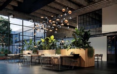 FLASK C Suspension lamp in Metallic black by Diesel Living with Lodes