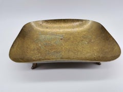 Flat Bowl, Brass, Karl Hagenauer Vienna, Austria