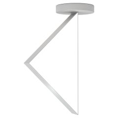 Flat Circle Triangle Nickel Ceiling Light by Atelier Areti
