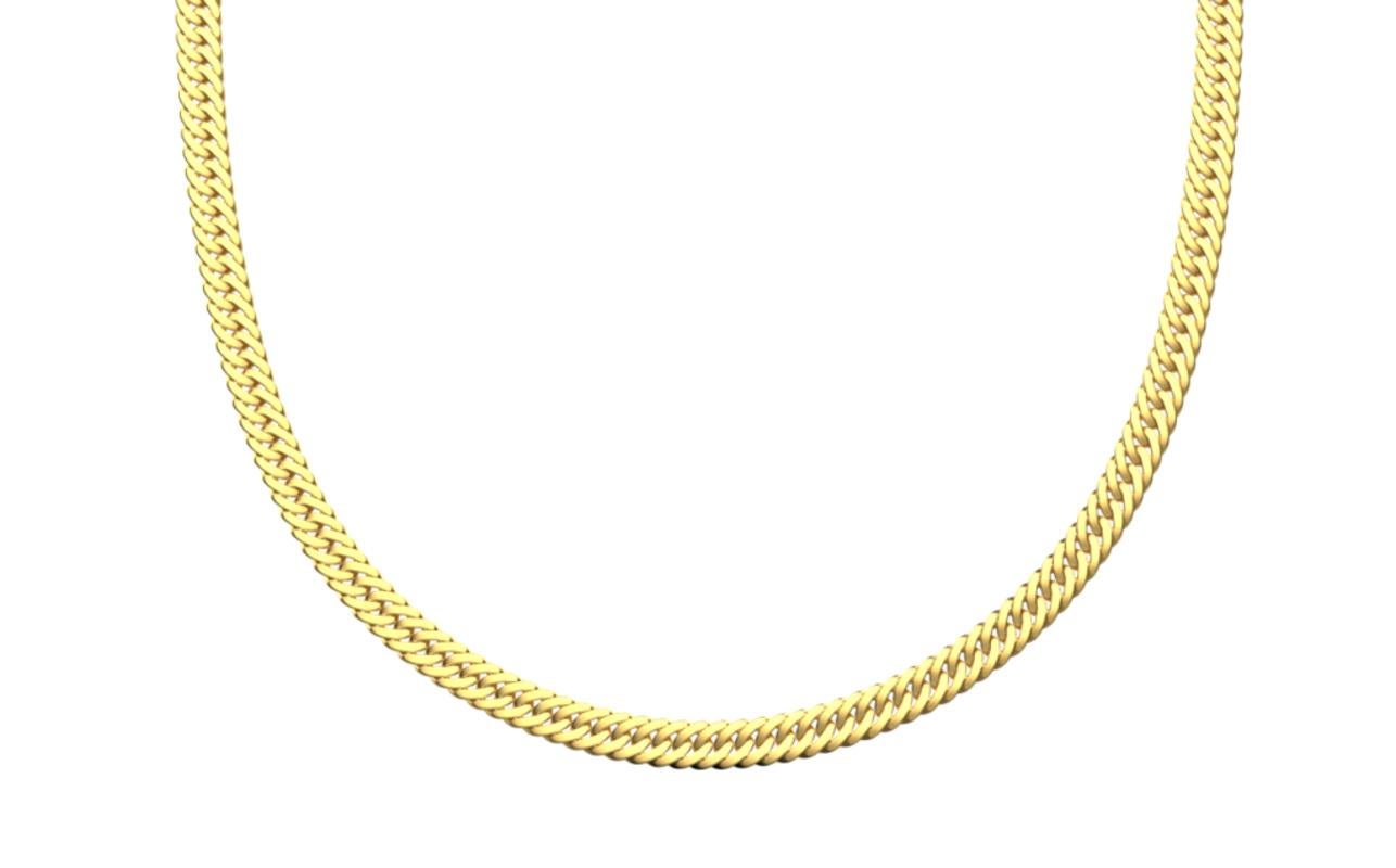 Product Details: 

Flat Curb Chain is elegantly designed for that matchless style. The necklace features a unique design that combines the classic curb chain style with a flat profile, creating a sleek contemporary look. Also, can be paired with
