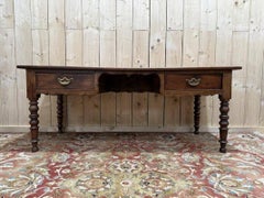 Flat desk period Louis Philippe in cherry wood