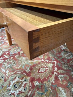 Flat desk – Scandinavian style – Attributed Petersen Bernt – Walnut and Oak