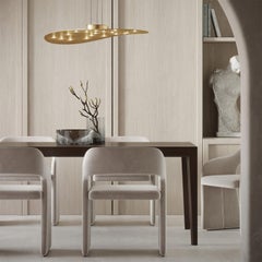 Flat Golden Chandelier