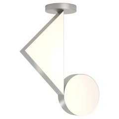 Flat Shapes Nickel Ceiling Light by Atelier Areti
