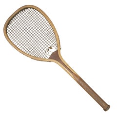 Antique Flat Top Lawn Tennis Racket