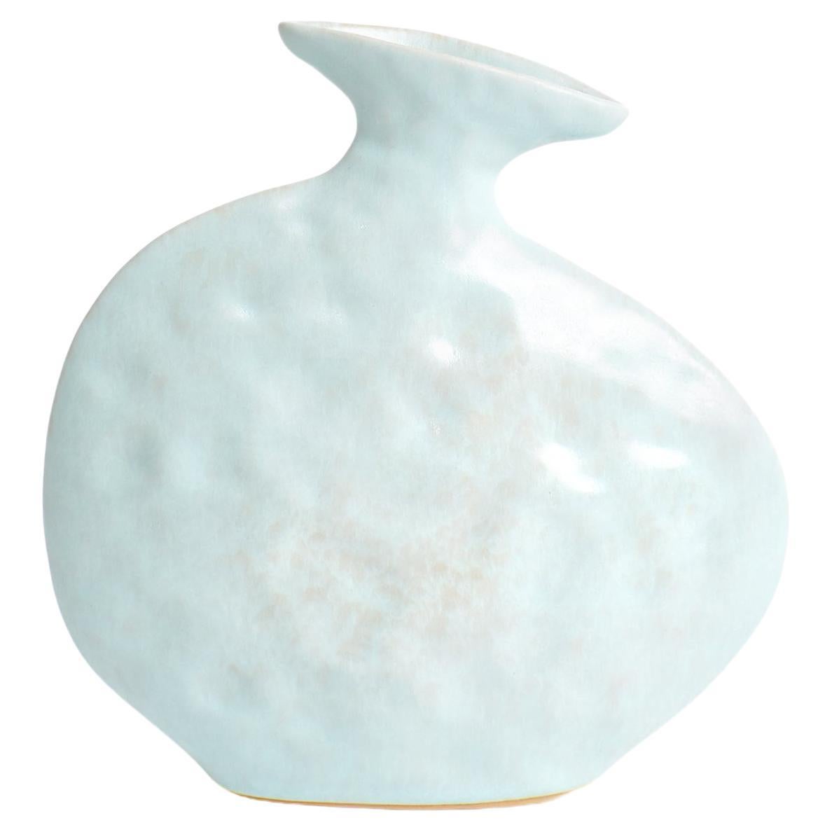 Flat Vase Project by 213A - Baby blue For Sale