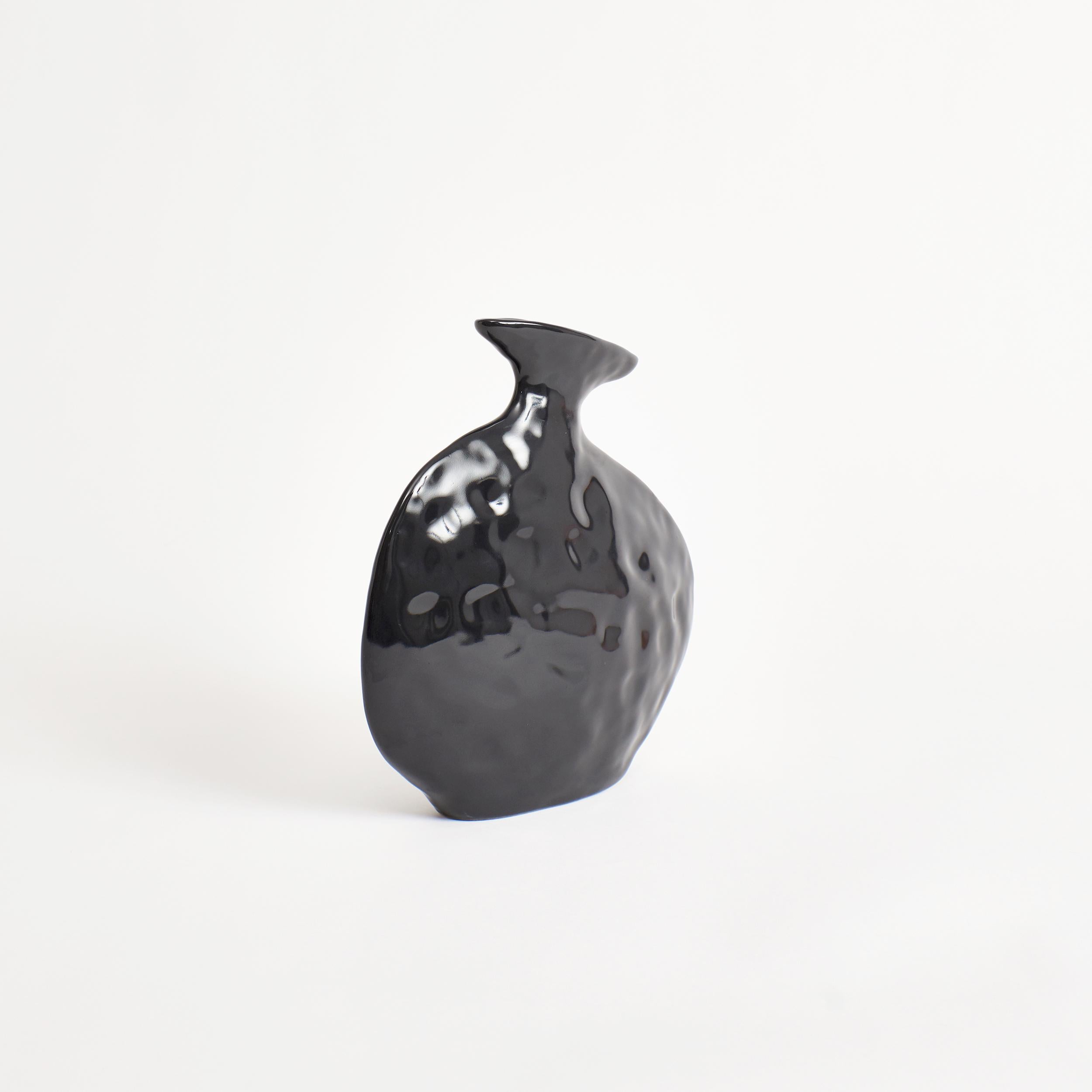 Ceramic Flat Vase Project by 213A For Sale