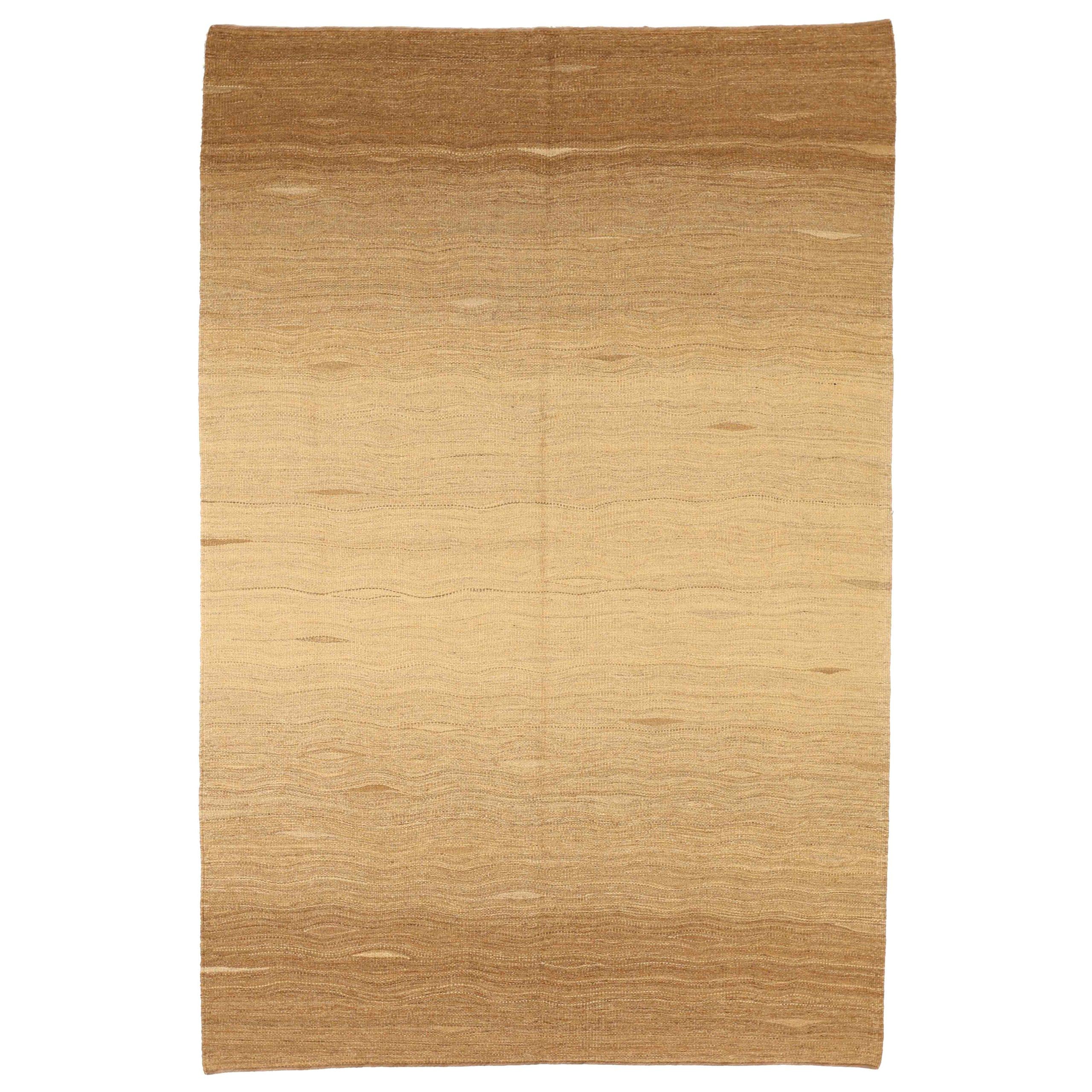Tapis à tissage plat vers 1990 - 15542