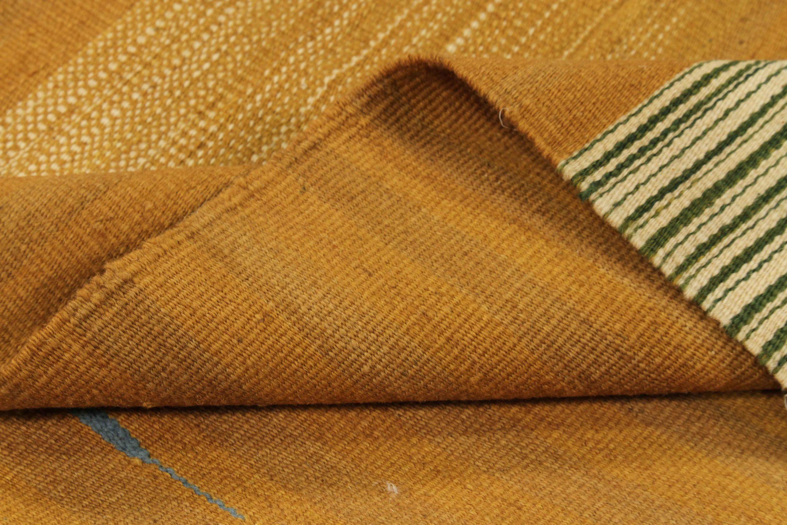Flachgewebte Teppiche Circa 1990 - 13954 (Wolle) im Angebot