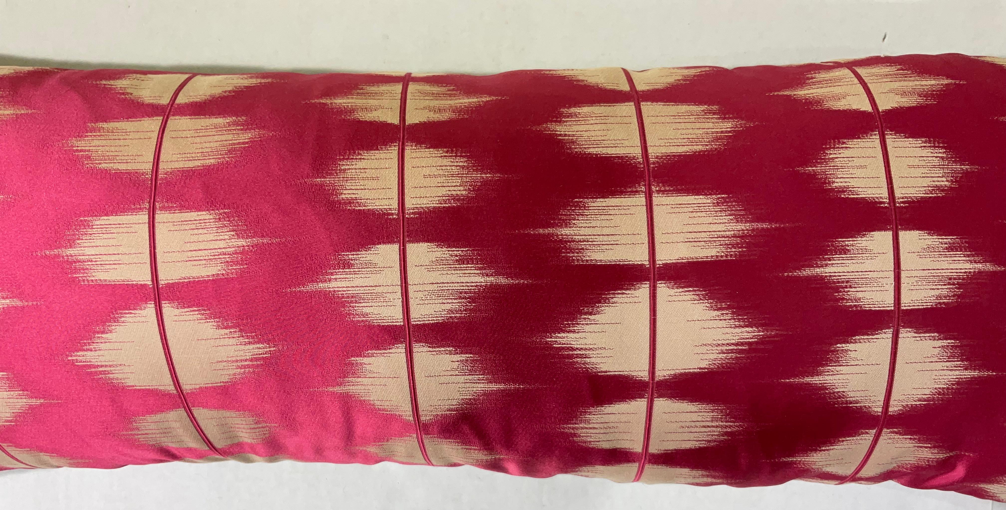 Flat-Weave Geometric Motif Kilim Rug Fragment Pillow For Sale 3