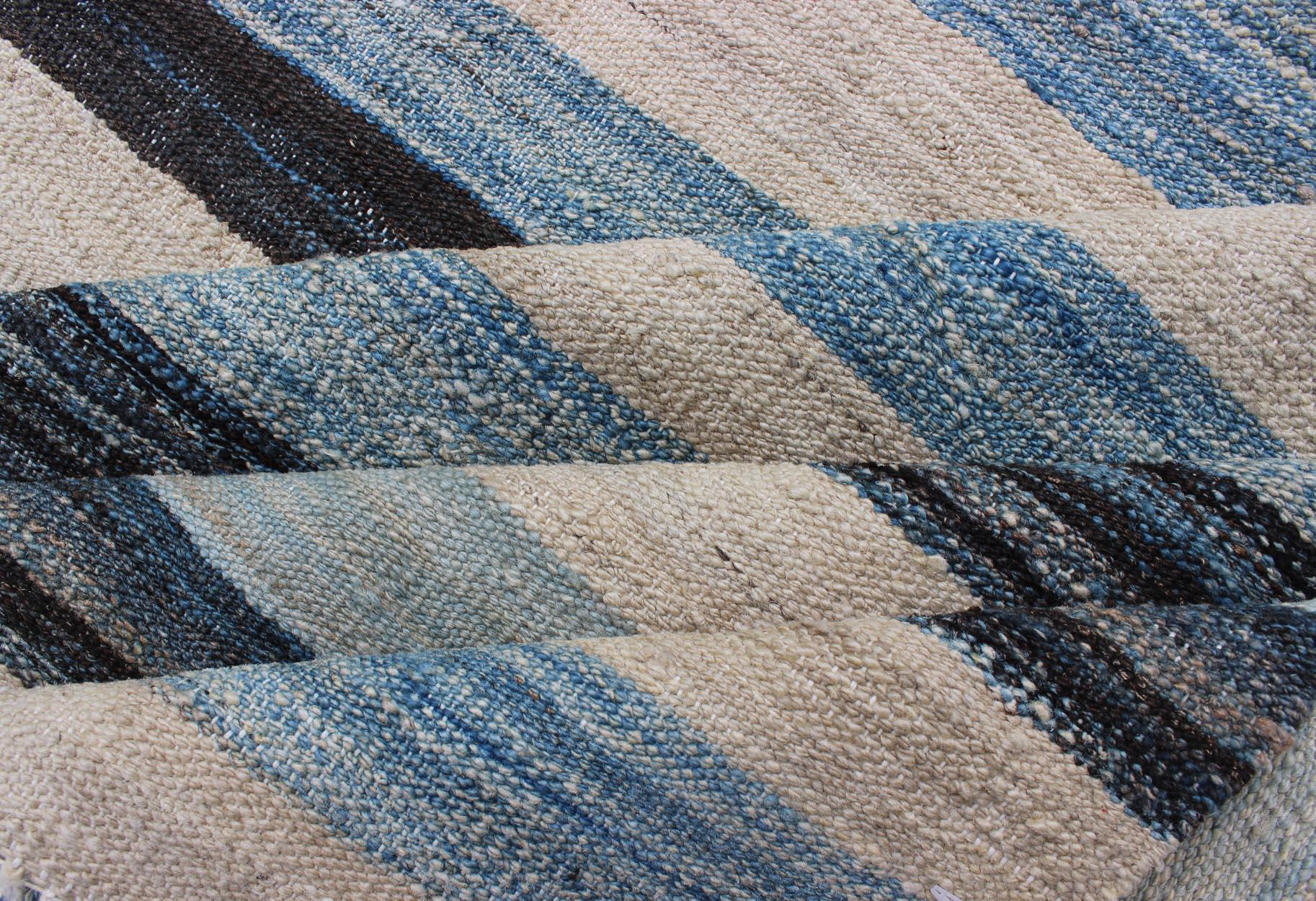 striped flatweave rug
