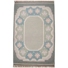 Swedish Flat-Weave Rölakan Carpet, 1960s