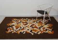 Flat-Weave Rölakan Korall Carpet by Erik Lundberg for Vävaregården Eringsboda