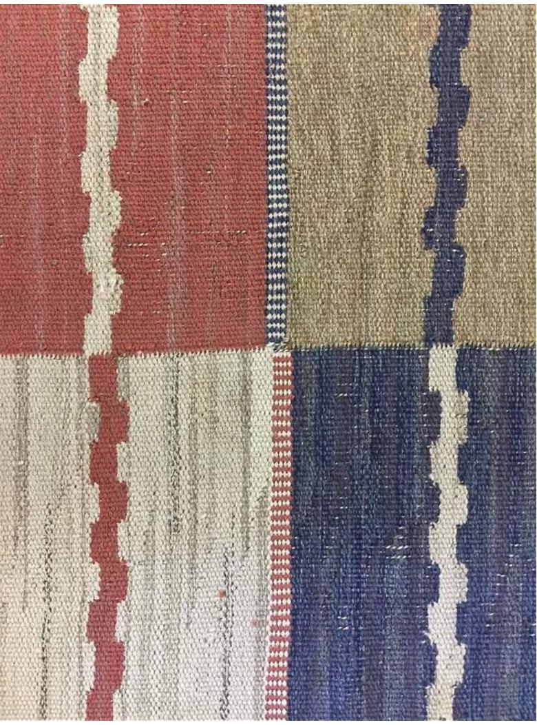 Swedish Flat-Weave Rug by Marta Maas-Fjetterström For Sale